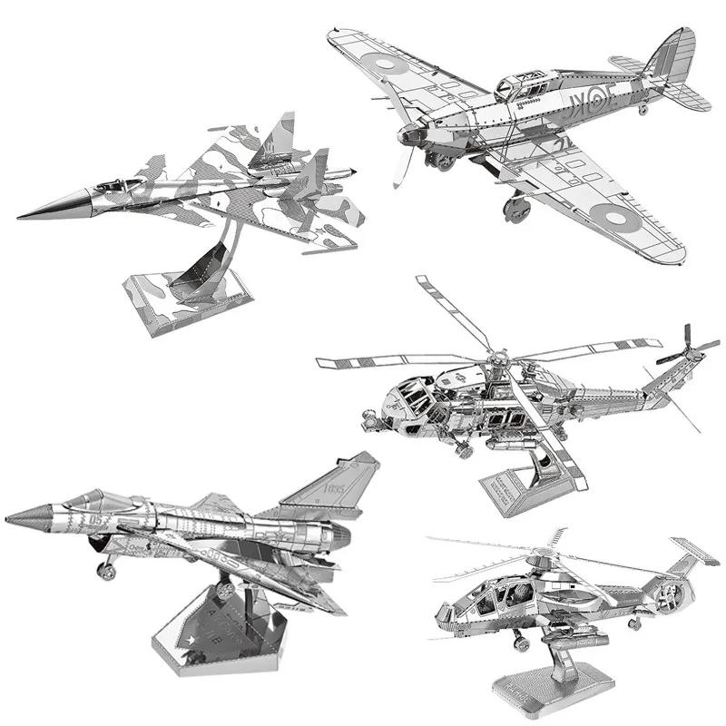 멋진 3D 금속 퍼즐, 전투기 셔틀, 화성 탐사 조립 모델 키트, 성인 및 어린이용 퍼즐 장난감, 크리스마스 선물, DIY J20 747 F22